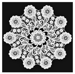 SERWETKA WIELKANOC SG-01 RD 30cm BIAŁA