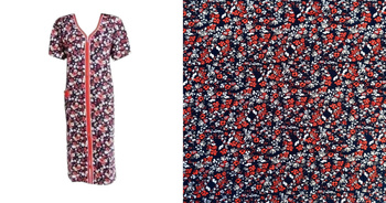 podomka szlafrok na zamek KWIATUSZKI BRW 5XL/50