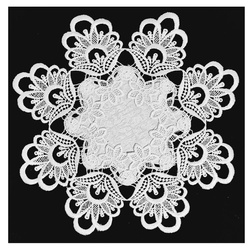 SERWETKA WIELKANOC KRS01 RD 30cm BIAŁA