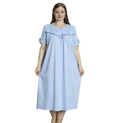 koszula nocna tradycyjna 136 FRU FRU BŁĘKIT 52/56