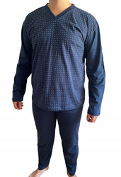 piżama męska ARNOLD - GRANAT 3XL-5XL