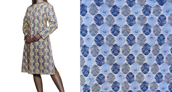 koszula nocna tradycyjna 008T PIÓRKA GRANAT/BŁĘKIT 38/42