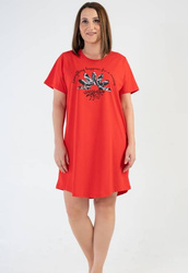 koszula nocna tunika CZERWIEŃ FOR A REASON 2XL/48