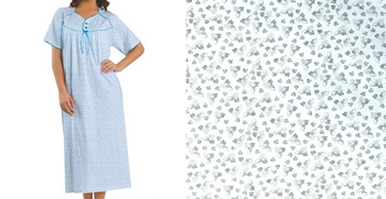 koszula nocna tradycyjna 134 LISTKI OLIWKA 52/56