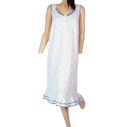 koszula nocna tradycyjna 187 MOTYLKI BLUE 38-46