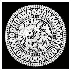 SERWETKA WIELKANOC NO 302 RD 30cm BIAŁA