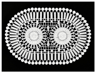 SERWETKA WIELKANOC G60-0189 OV 30x45cm BIAŁA