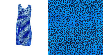 sukienka podomka PANTERKA BLUE M-XL