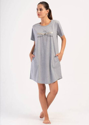 koszula nocna tunika SZARA WAŻKA 2XL/48