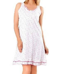 koszula nocna tradycyjna 187 MOTYLKI PINK 38-46