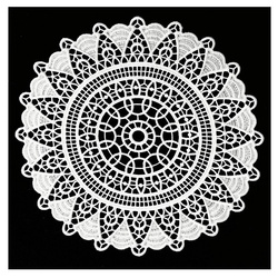 SERWETKA WIELKANOC NO 303 RD 30cm BIAŁA