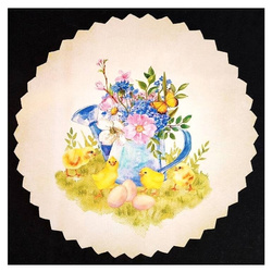 SERWETKA WIELKANOC YH-6 RD 30cm BIAŁA/KOLOR