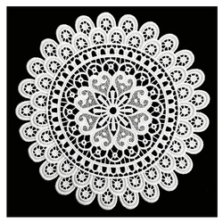 SERWETKA WIELKANOC NO 301 RD 30cm BIAŁA