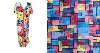 podomka szlafrok na zamek TETRIS 4XL/48