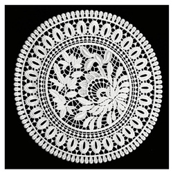 SERWETKA WIELKANOC NO 302 RD 40cm BIAŁA