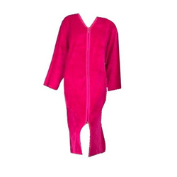 podomka szlafrok welur na zamek MALINA 4XL-5XL (48-50)