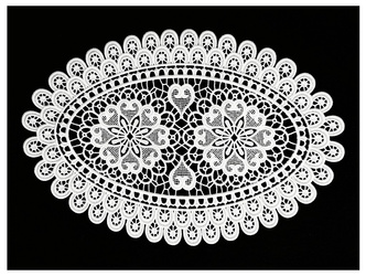 SERWETKA WIELKANOC NO 301 OV 30x45cm BIAŁA