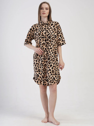 podomka/szlafrok na guziki oversize PANTERKA XXL (44/46)